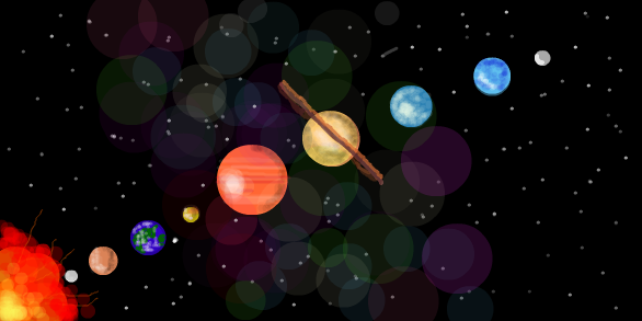 Картинка, три планеты похожие на планету земля, обои для рабочего стола